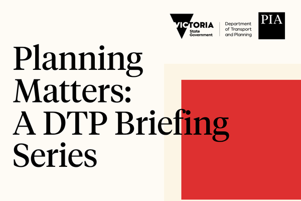 Planning Matters: A DTP Briefing Series